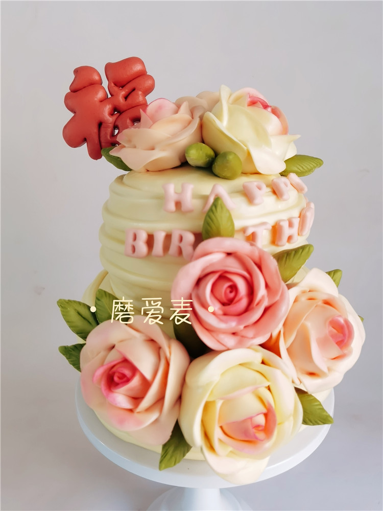 玫瑰花语 （豆沙千层）